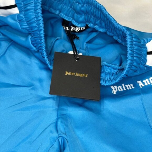 NWT Palm Angels Blue Logo Shorts Size Large - Picture 3 of 4
